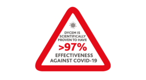 Dycem is 97% effective against Covid-19!